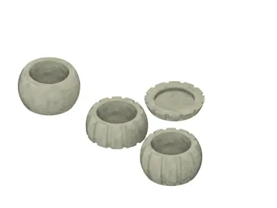 Tea Light Bowls 3D Printable 3D print model 3D print model
