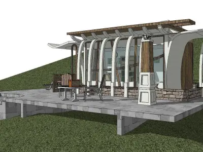 Creative Design-Holiday Cabin-021 3D model