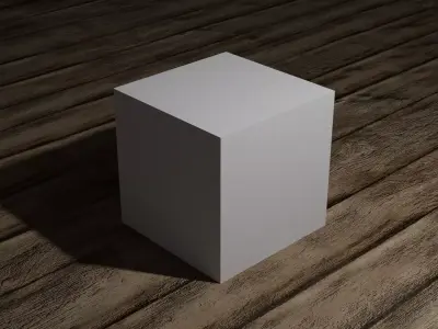 Blender Default Cube Low-poly 3D model