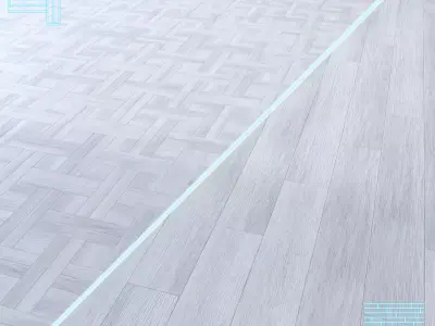 Parquet - Laminate - Wooden floor 2 in 1 Low-poly 3D model 213
