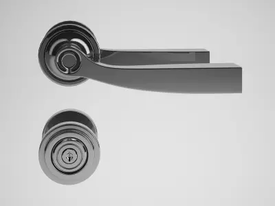 CGAxis Door Handle 3D model purchase