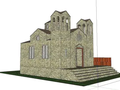 Architecture-Religion-God-Culture-Temple-077 church 3D model