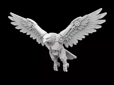 Mech Eagle Model 3D Print 3D print model