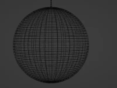 Discoball Free low-poly 3D model