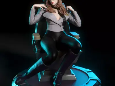 Carmen Ibanez from Starship Troopers 3D print model