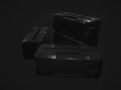 Sci Fi Box V1 Low-poly 3D model