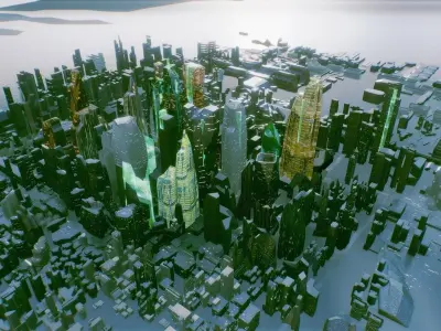 IZMR  city 3D model