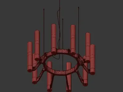 Flex Chandelier 3D model