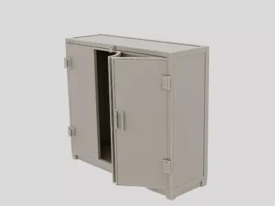 Doctors Medical Supply Cabinet for 3D print 3D model