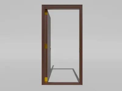 Wooden Door 3D model get