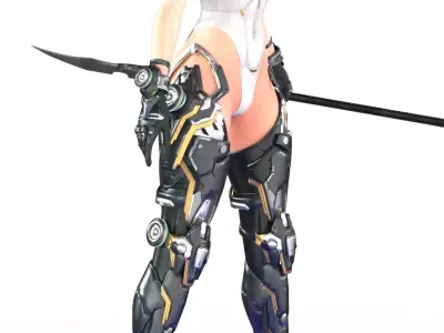 Eve Cybernetic Valkyrie 3D print model