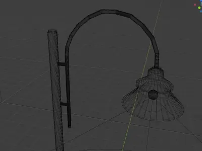 Modern lamp Low-poly 3D model buy