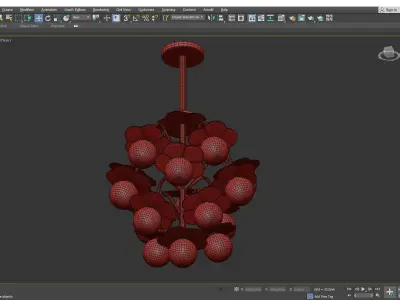 CLOVER CHANDELIER Low-poly 3D model