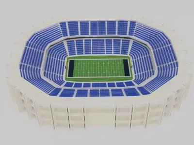  Superbowl Stadium 3D model
