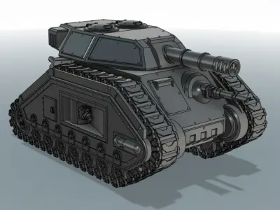 M-41 King Wolf MBT 3D print model