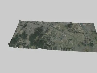 Goyang City Low-poly 3D model