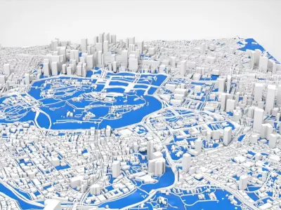 Cityscape Tokyo Japan  3D model