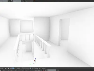 American House  House03  Low-poly  without Textures Low-poly 3D model