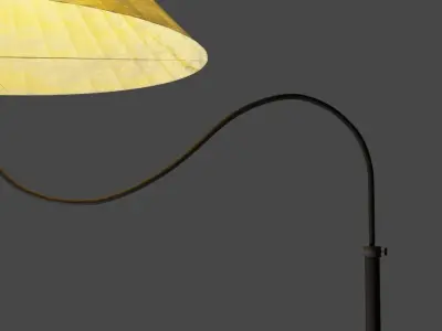 stylized lamp for living room 3D model