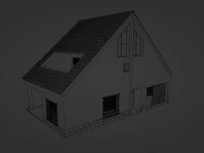 HOUSE - Barraca Valenciana Style 3D model
