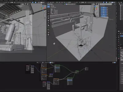 Concept product scenario 3D model