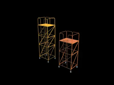Miniart Scaffoldings 3D model