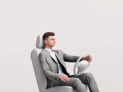 Humano 12- Collection 2211 - PEOPLE FOR CARS - 12 x 3D models  3D model