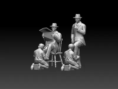 shoe shine 3D print model