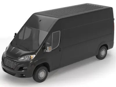 Generic Van 01 3D model