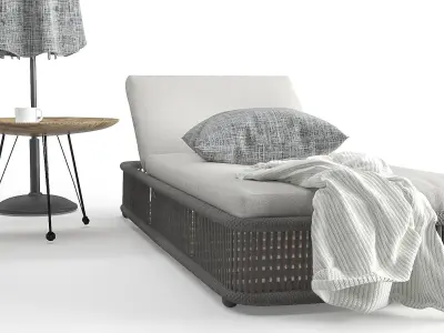 Cord Sunbeds Rope 3D model