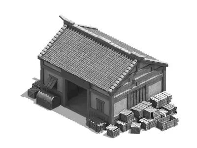 Small - Warehouse 02 3D model