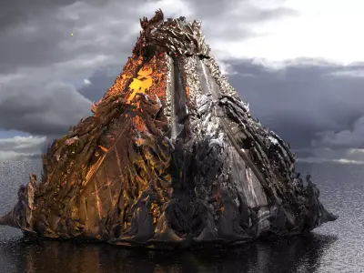 Dantes Hell pyramid collection 3D model