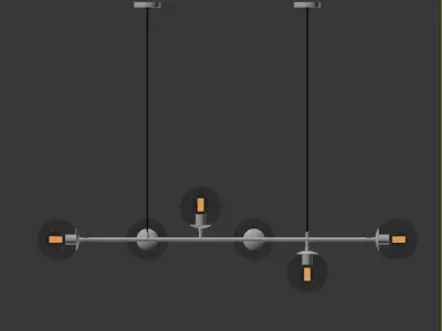 Sia New Chandelier Loft4you 3D model