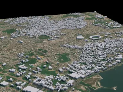 Libreville - Gabon 3D model