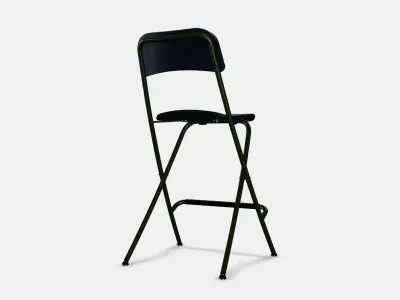 FRANKLIN bar stool foldable Low-poly 3D model