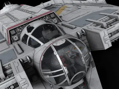 Star Wars - Ghost VCX 100 3D model