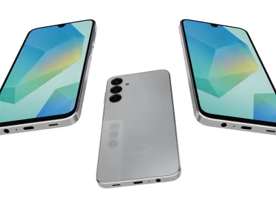 Samsung Galaxy A16 4G Light Gray 3D model