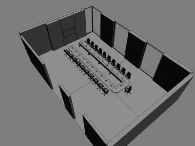 meeting room cd966 a12 3D model