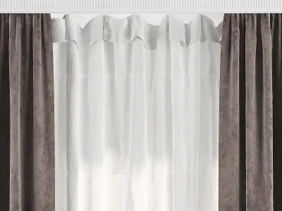 Curtain Set 19 3D model