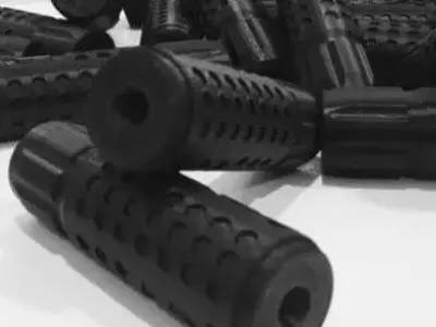 MIKE Airsoft Suppressor Model SR12 TCR10 RT V13 S2 12 cm 3D print model