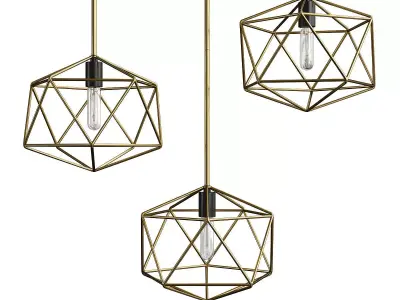 Astrid Pendant Light Low-poly 3D model