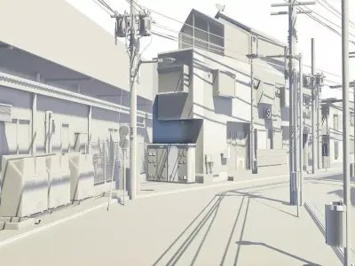 Tokyo Street 3D model