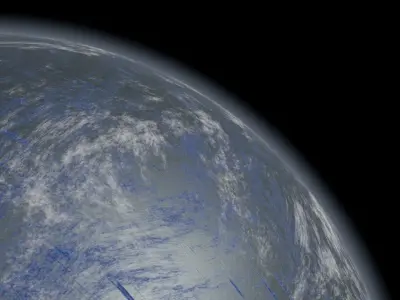 Phosphorus Blue Planet 3D model