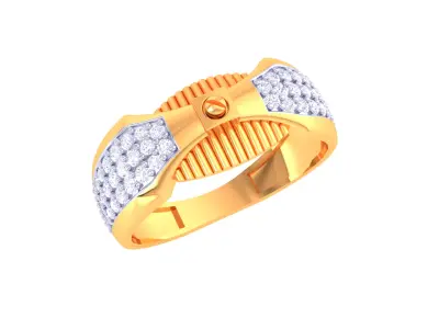 Women Ring  Render 3dm STL OBJ FBX Details 3D print model 143