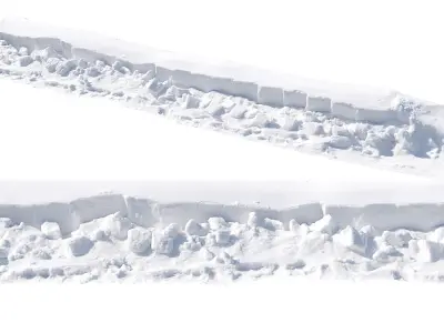 Snow Cliff 2 3D model