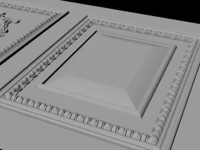 DOOR High quality 3d models for processing on a cnc machine STL  3D model