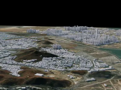 Incheon - South Korea 3D model