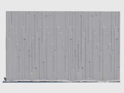 Geometric Wall 3D model