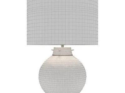 Table Lamp Dl Kara Tl Green Low-poly 3D model