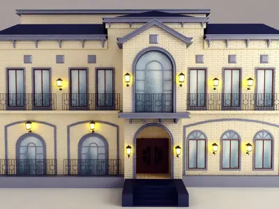 Two Houses  3D model